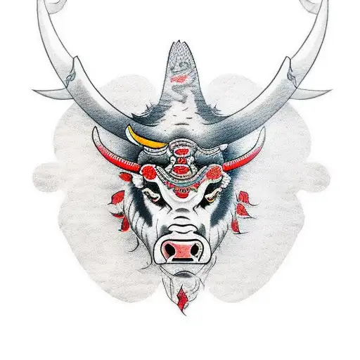 Bull Fighting An Eagle