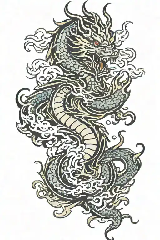 Dragon Spit Fire Flames