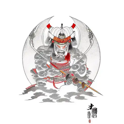 Jubei Kibagami With Sword In Pain