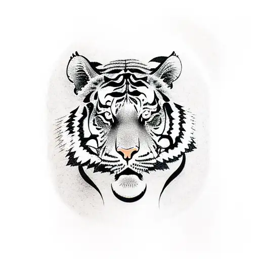 Tiger With Letters