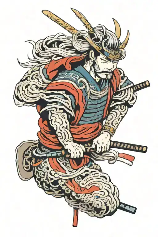 A Literal Noodle In Samurai Armor