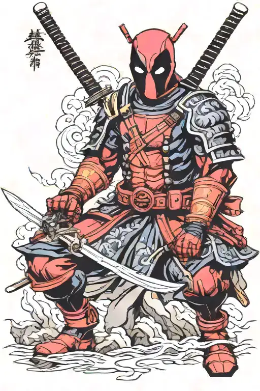 Deadpool Samurai Warrior