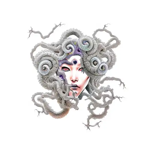 Cyberpunk Medusa