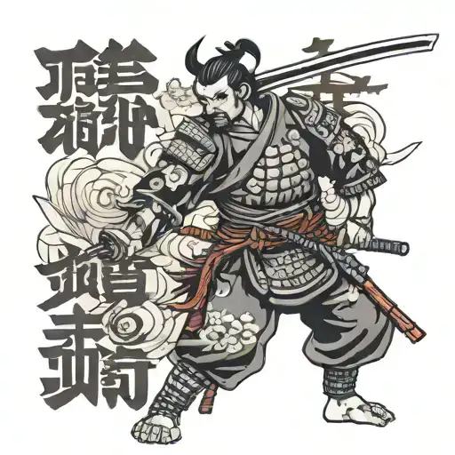 Zyxenberg Text Samurai And Katana