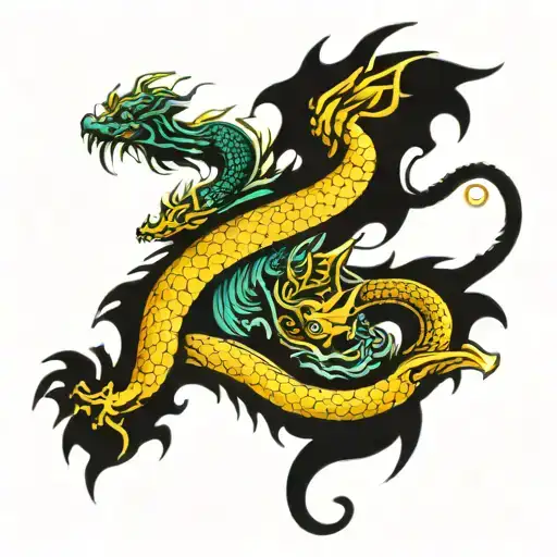 Dragon Pisces Virgo Aries Zodiac Sign