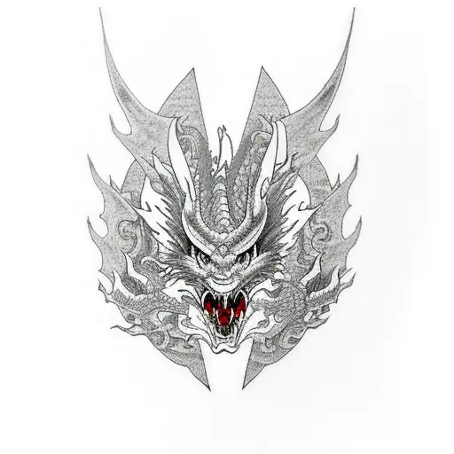 Dragon 2 Head For A Full Back