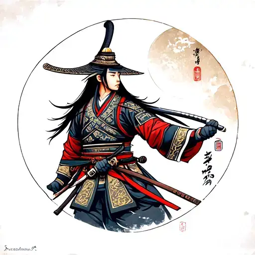 Japanese Samurai Warrior Tattoo