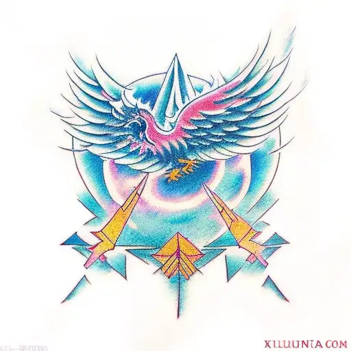 Phoenix In The Night Sky