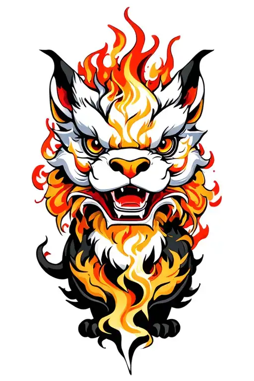 Foo Dog On Fire