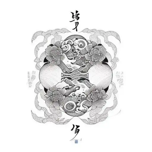 Japanese Line Art Mirrors