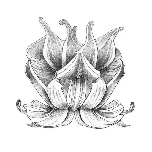 Amaryllis And A Crown