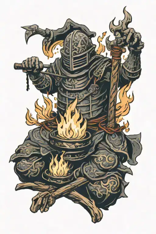 Bonfire Dark Souls Bonfire