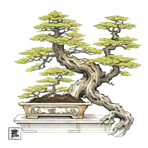 Bonsai Tree Growing