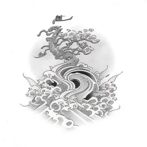 Bonsai Con Un Samurai