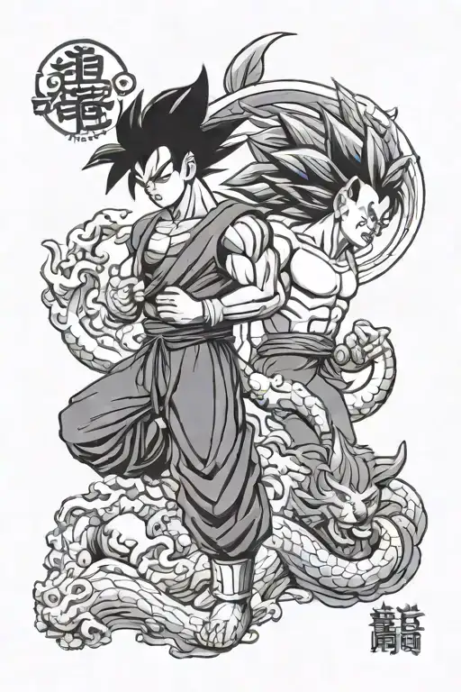 Goku Vs Vegeta Dragon Ball Z