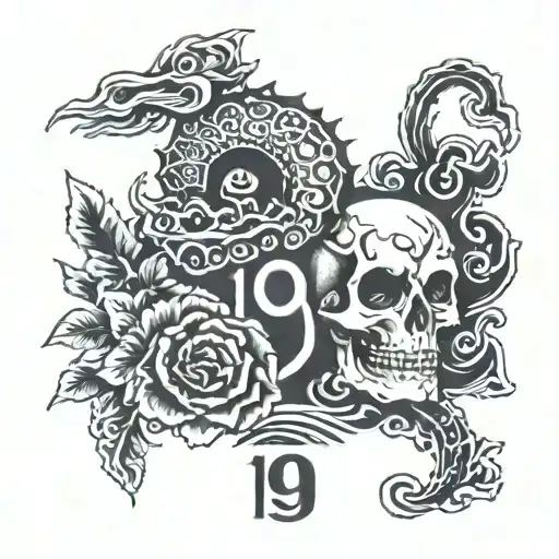 1989 Numbers For My Dead Moms Birthday On Arm