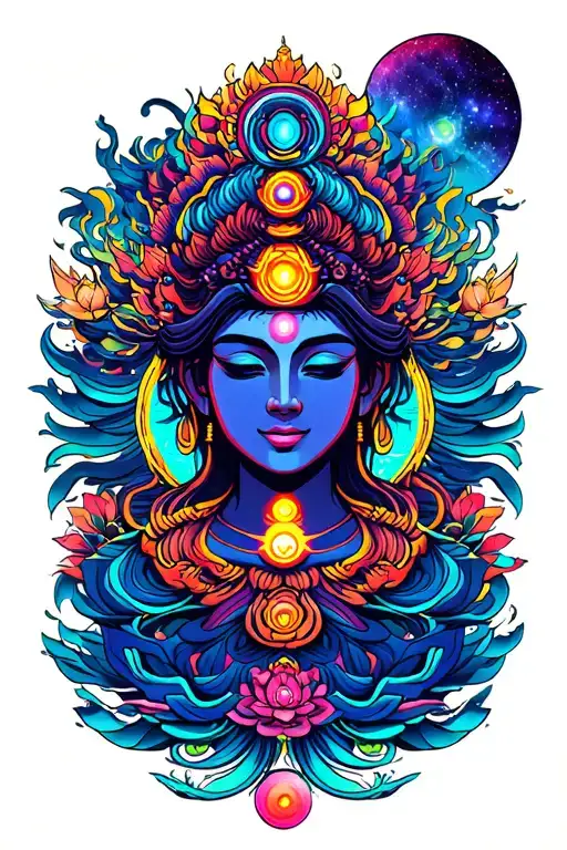 Chakra Cartoon Galaxy