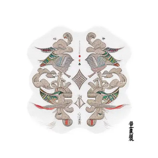 Egyptian Papyrus Pattern Tattoo Sleeve