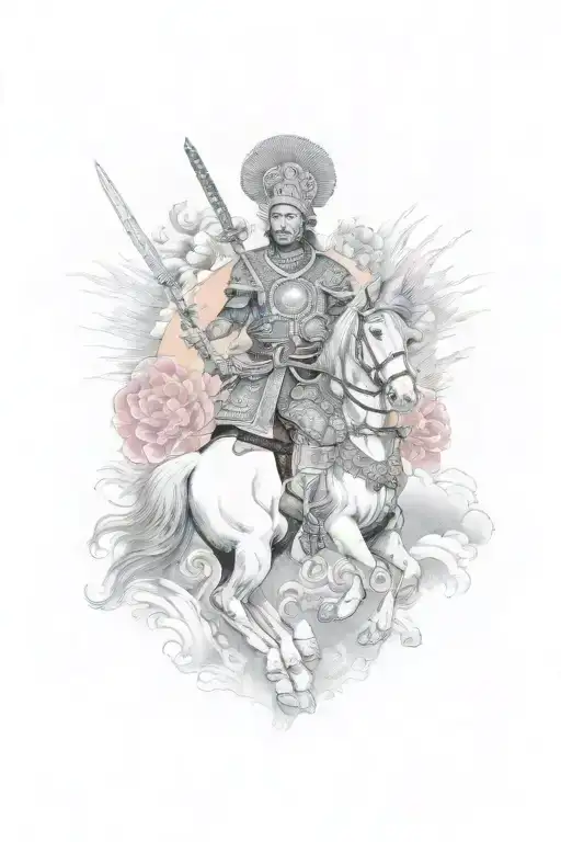 Indian Warrior Riding