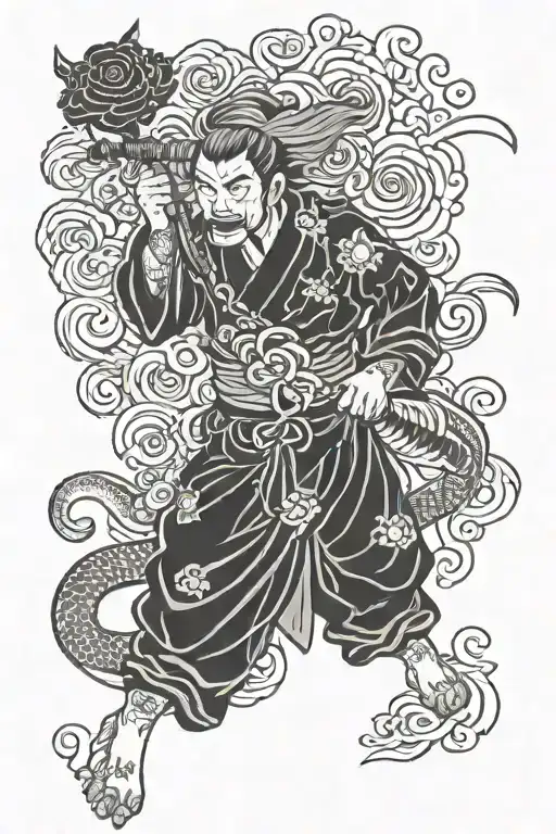 Japan Style Black Grey