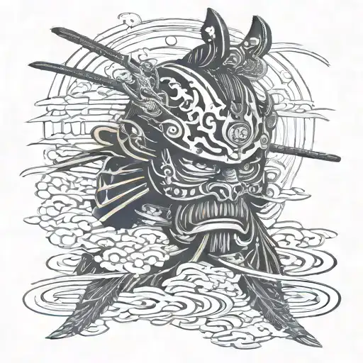 Ronin Samurai Mask
