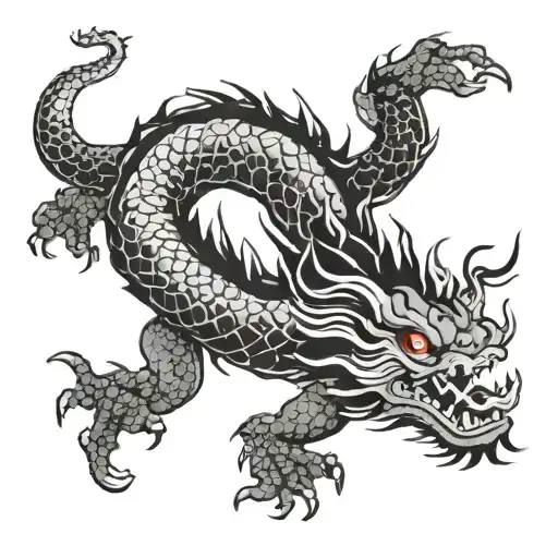 Japanese Dragon From