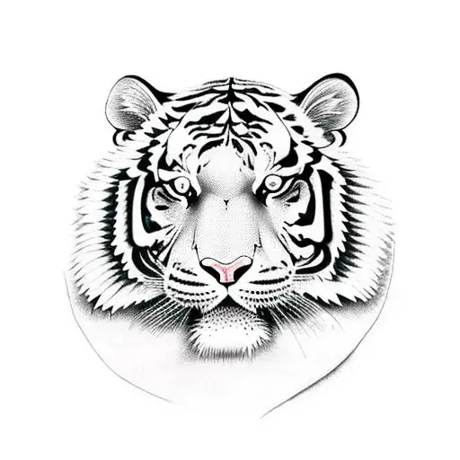 Wounded Tiger Body Side View