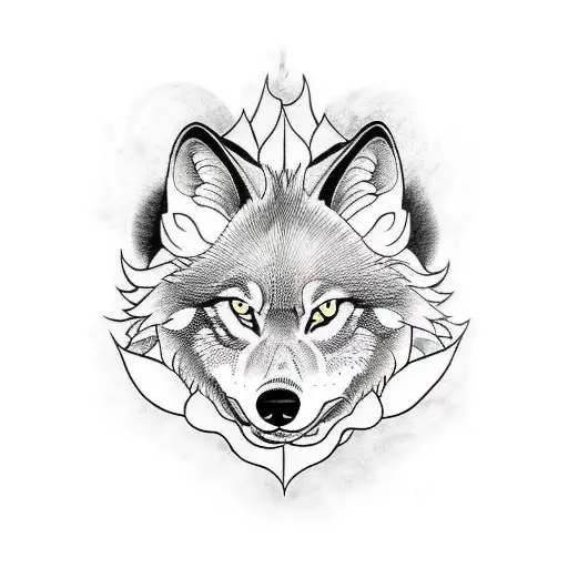 Vicious Wolf Black And White