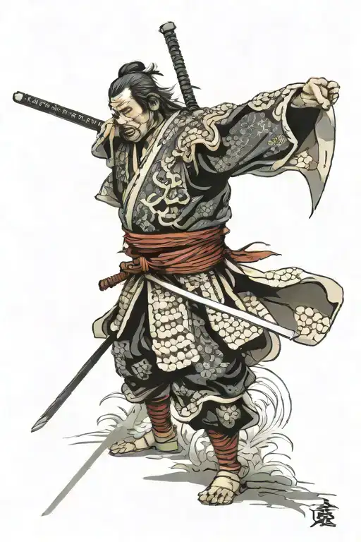 Samurai Warrior Standing