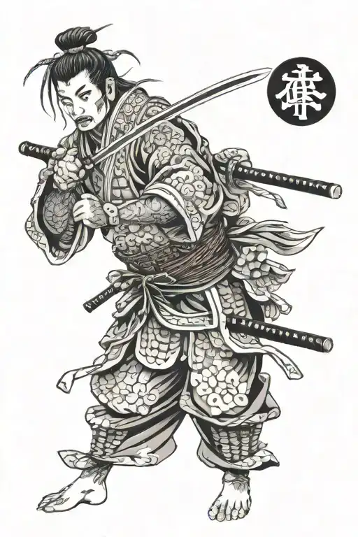 Samurai Warrior Standing