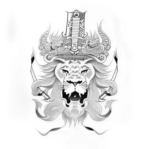 Foo Lion And Sword