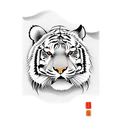 Japanese Full Body Tiger On The Prowl