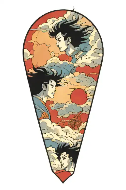 Gundam Clouds Surrounding