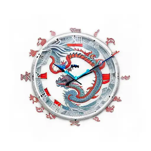 Dragon Clock Ocean