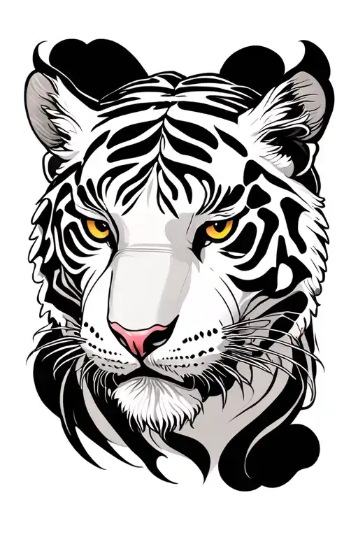 White Tiger Japanese Style
