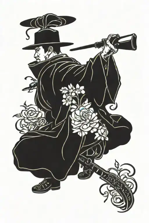 Gangster Silhouette Working