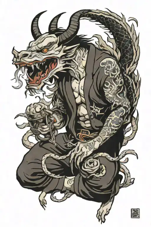 Lucifer Eating Sinners Heaven