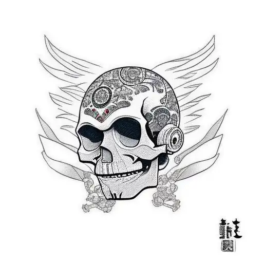 Skull R2d2 Colorfull