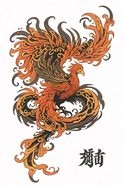 Phoenix Rising From The Ashes