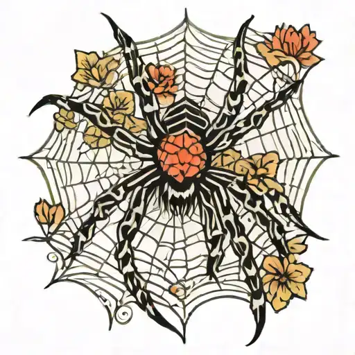 Spider And Spiderweb