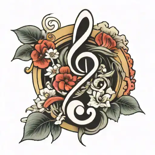 Inifity Sigle Music Note Ploume