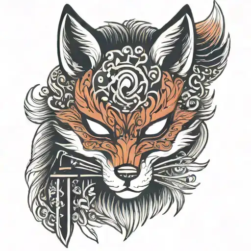 Fox Mask With Katana