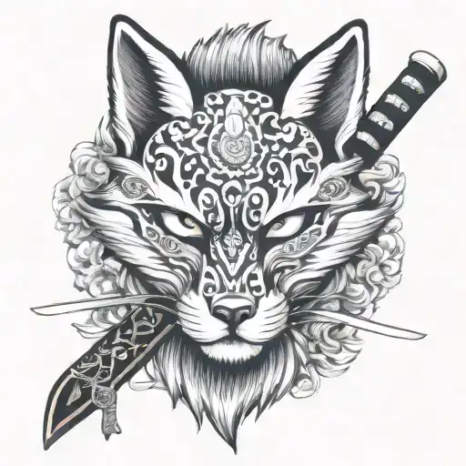 Fox Mask With Katana