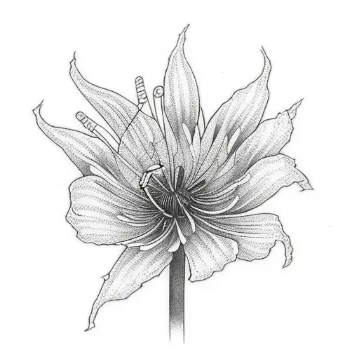 Spider Lily Red Flower From Tokyo Ghoul