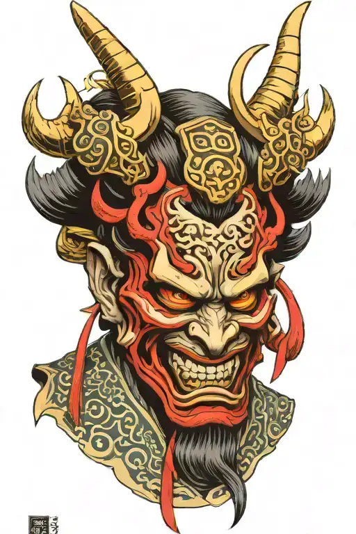 Oni Mask Samurai