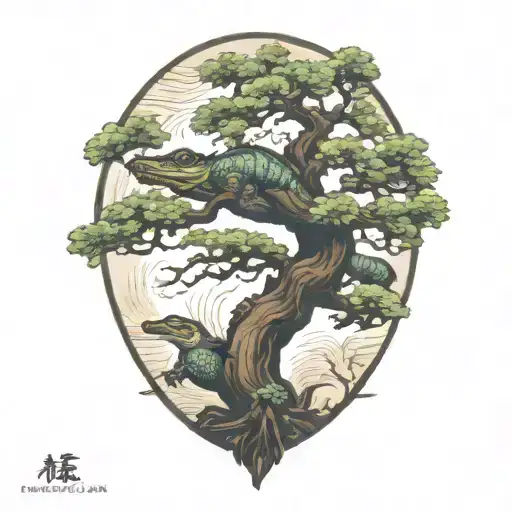 Alligator Live Oak Tree