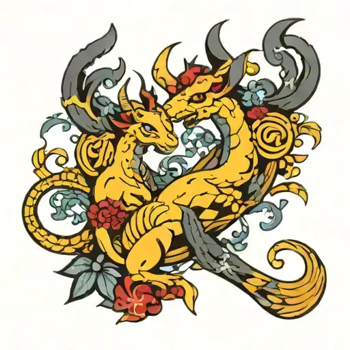 Gemini Zodiac Pokemon Inspired