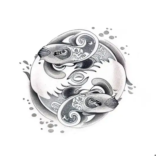 Ying & Yang Panda Fish