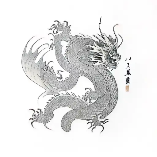 Dragon Reading A Book