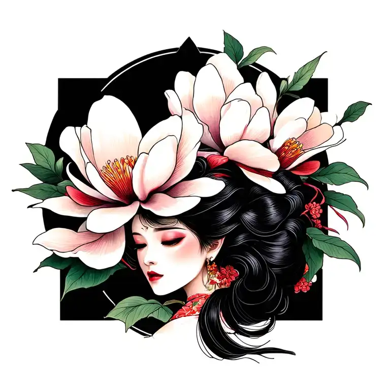 Magnolias Geisha